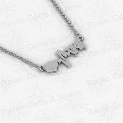 Best Quality Top Quality Solid 925 Sterling Silver 13x35mm Heart Music Butterfly Design Fine Jewelry Pendants & Charms