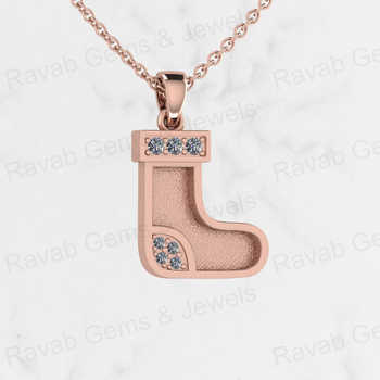 925 Sterling Silver Commando Shoe Pendant 14x22mm Semi Mount Necklace Jewelry Findings With Resin Ashes Setting