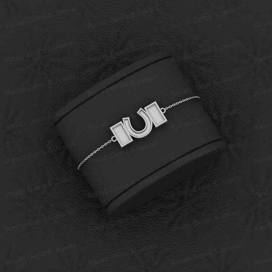 Quality Solid 925 Sterling Silver Horse Shoe Rectangle Charm Bracelet Good For Ashes & Resin Work Keepsake Breastmilk Jewelry
