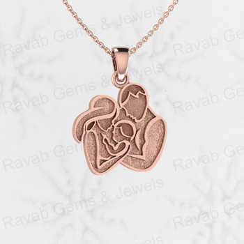 High Quality 925 Silver 21mm Happy Family Semi Mounting Charm Pendant Setting Resin Ashes Work Breast Milk Jewelry Findings