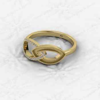 Top Quality Infinity Design 925 Sterling Semi Mount Blank Setting Yin Yang Ring Good for Resin & Ashes Work Breastmilk Jewelry