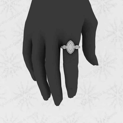 High Quality 925 Sterling Silver 5x10mm Marquise CZ Semi Mount Blank Setting Ring Good Ashes Resin Jewelry Findings Components