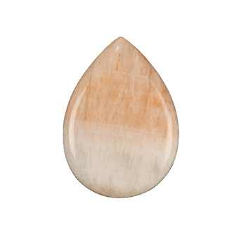 16x22mm Natural Polished Light Pink Scolecite Briolette Calibrated Size Loose Gemstones for Jewelry Making Smooth Scolecite