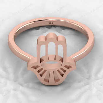 Best Selling Genuine 925 Sterling Silver Humsa Symbolic Handmade Ring Custom Signet Gypsy Designer Wholesale Fine Jewelry