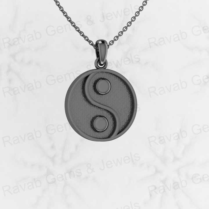High Quality 925 Silver Yin Yang Symbol Blank Bezel Base Charm Pendant Setting DIY Resin Jewelry Jewelry Findings Components