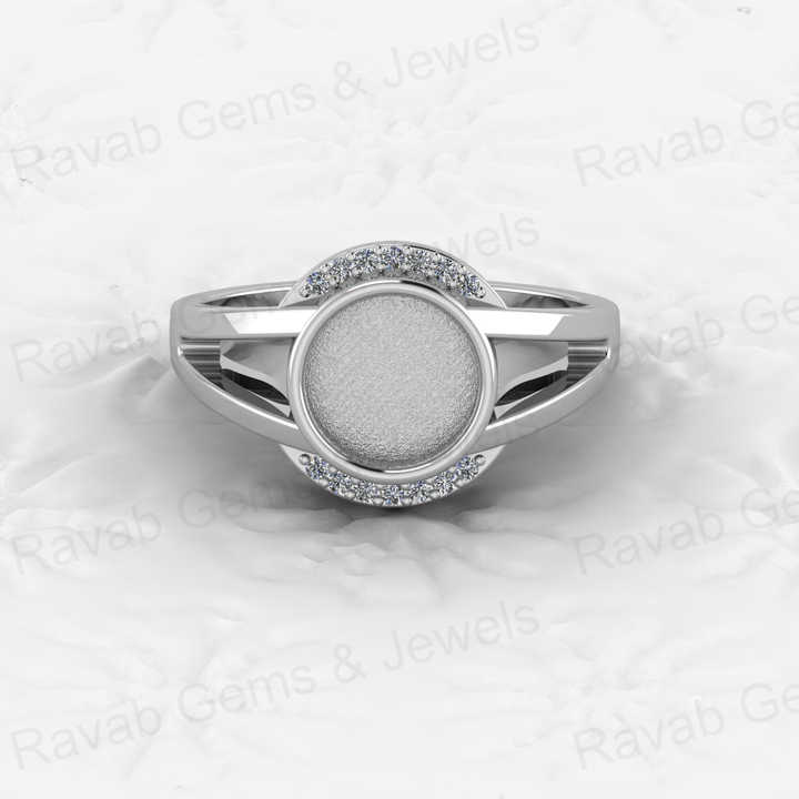 Best Quality 925 Silver 8mm Blank Bezel Cup Braided Ring Cabochon Setting CZ DIY Breast Milk Jewelry Findings Premium Components