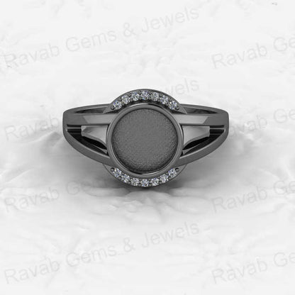 Best Quality 925 Silver 8mm Blank Bezel Cup Braided Ring Cabochon Setting CZ DIY Breast Milk Jewelry Findings Premium Components