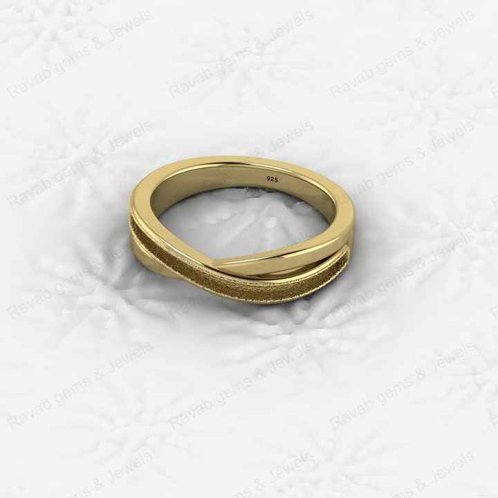 Best Quality Solid 925 Sterling Silver Crossover Channel Setting 3mm Semi Mount Blank Setting Ring Good for Ashes & Resin Work