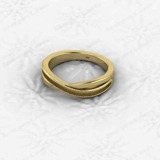 Best Quality Solid 925 Sterling Silver Crossover Channel Setting 3mm Semi Mount Blank Setting Ring Good for Ashes & Resin Work