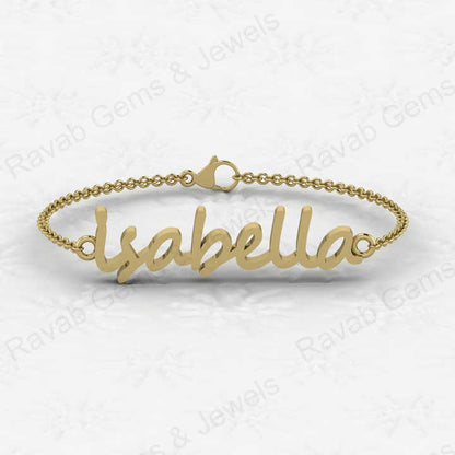 Top Selling Latest Design Handmade 925 Sterling Silver Custom Name Chain Minimalist Bracelet Personalized Fine Jewelry for Her