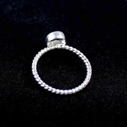 Superb 925 Sterling Silver 10mm Round Shape Semi-Mount Blank Setting Ring Good For Ashes & Resin Fill Keepsake DIY Fine Jewelry