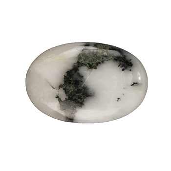 Top Selling 20x30mm Smooth Oval White Zebra Jasper Cabochons Natural Jewelry Making Loose Gemstones at Amazing Price