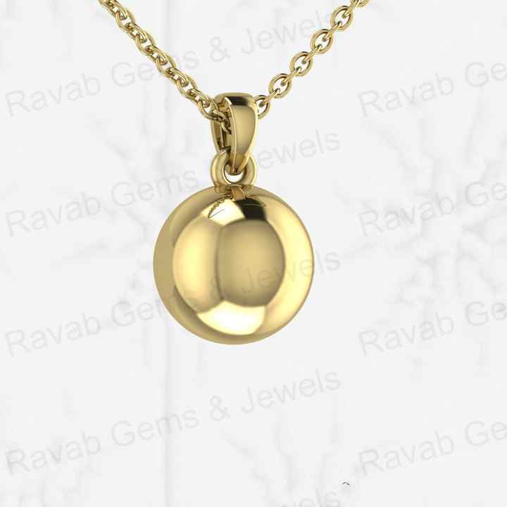 Best Quality Solid 925 Sterling Silver 10mm Teardrop Ball Charm Pendant for Women Antique Designer Keepsake Handmade Jewelry