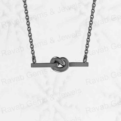 Top Quality Genuine Solid 925 Sterling Silver 25mm Love Knot Interlocking Circle Necklace Valentine Gift Engagement Fine Pendant