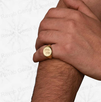 Christmas Sale Solid 925 Sterling Silver Botanical Olive Branch Engraving Signet Ring for Women & Men Fine Handmade Unique Gifts