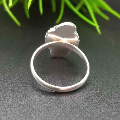 Solid 925 Sterling Silver Bezel Cup Close Blank Ring Semi-Mount Blank Setting Ring Good For Resin & Ashes Work Keepsake Jewelry