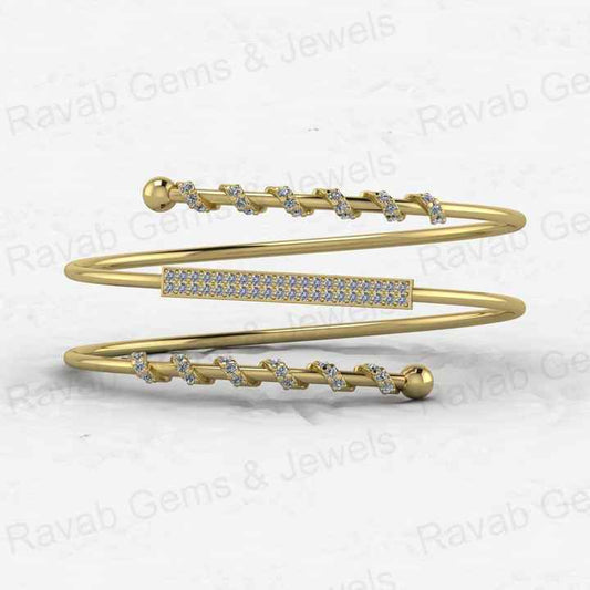 Top Selling Solid 925 Sterling Silver 18K Gold Plated Heart Beaded Link Chain CZ Prong Setting Bracelet for Girls & Women No reviews yet