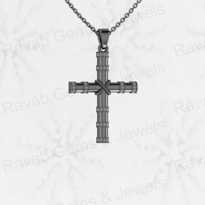 High Quality Handmade 925 Sterling Silver Holy Cross Bow Designer Pendant 21x28mm Ethnic Handmade Jewelry for Unisex