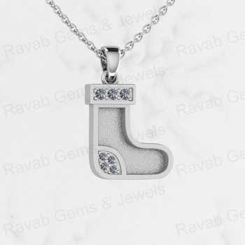 925 Sterling Silver Commando Shoe Pendant 14x22mm Semi Mount Necklace Jewelry Findings With Resin Ashes Setting