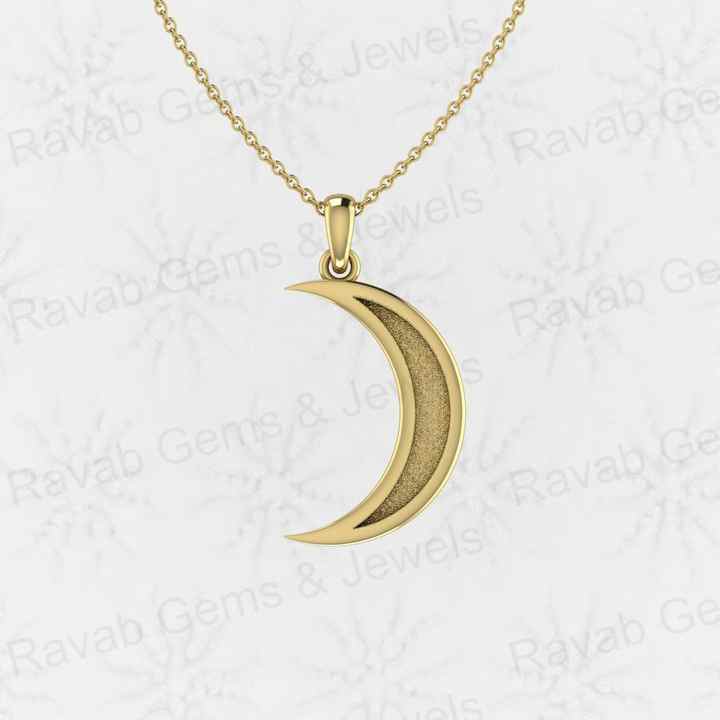 Solid 925 Silver Crescent Moon Blank Bezel Charm Pendant Setting for Breast Milk Keepsake Jewelry Making Finding Components