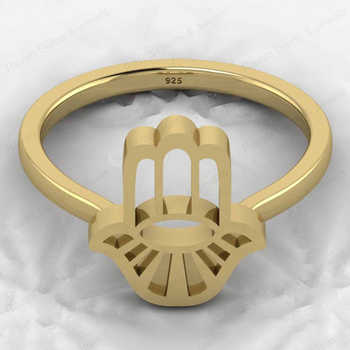 Best Selling Genuine 925 Sterling Silver Humsa Symbolic Handmade Ring Custom Signet Gypsy Designer Wholesale Fine Jewelry
