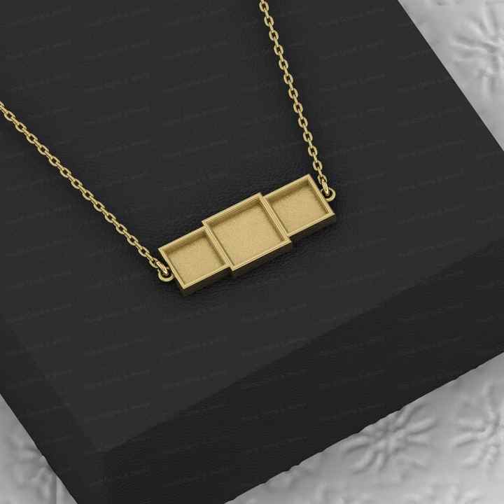 Awesome 925 Silver Semi Mount Charm Pendant Setting 10mm 8mm Square Bezel Cup Chain Resin Ashes Work Jewelry Findings Components