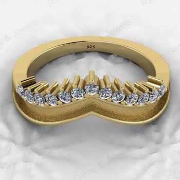 925 Sterling Silver Semi Mount Ring High Quality Princess Crown Design Resin Ashes Cremations Jewelry Findings Work Jewelry