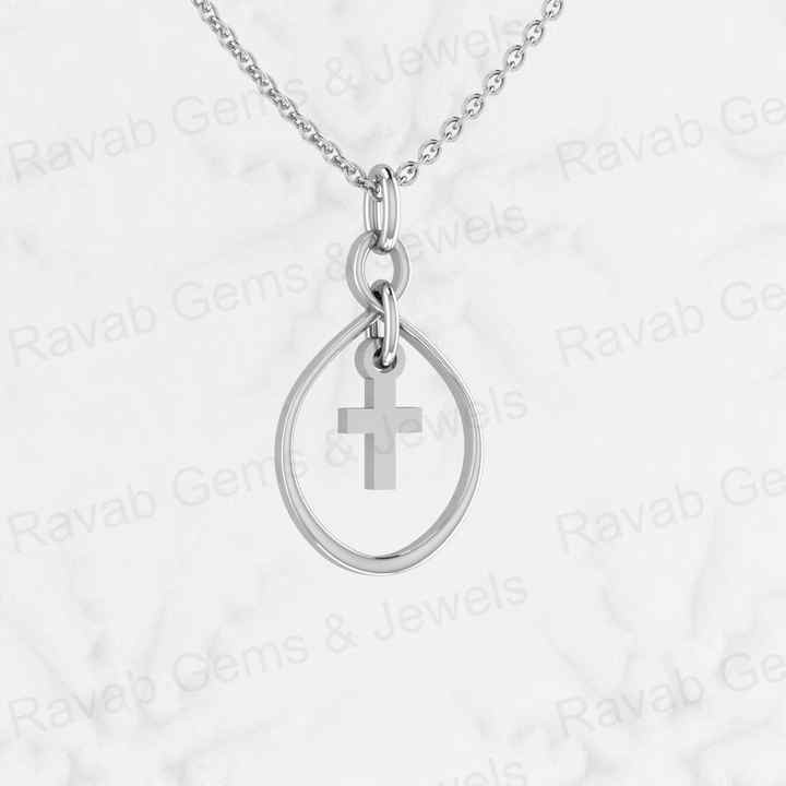 Top Quality Genuine Solid 925 Sterling Silver 13x25mm Chris Cross Pendant Charm Necklace Valentine Gift Engagement Fine Jewelry