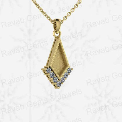 Solid 925 Sterling Silver 6x12mm Semi Mount Blank Bezel Charm Pendant With Setting for Ashes & Resin Breastmilk Zircon Jewelry