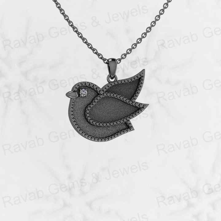 Top Quality Solid 925 Silver 20x23mm Peace Dove Faith Pigeon Semi Mount Charm Pendant Setting for Keepsake & Breastmilk Jewelry