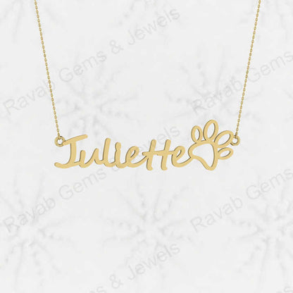 Christmas Sale Solid 925 Sterling Silver Personalized Name Necklace Cursive Name Fine Handmade Pendant With 18 Inch Chain