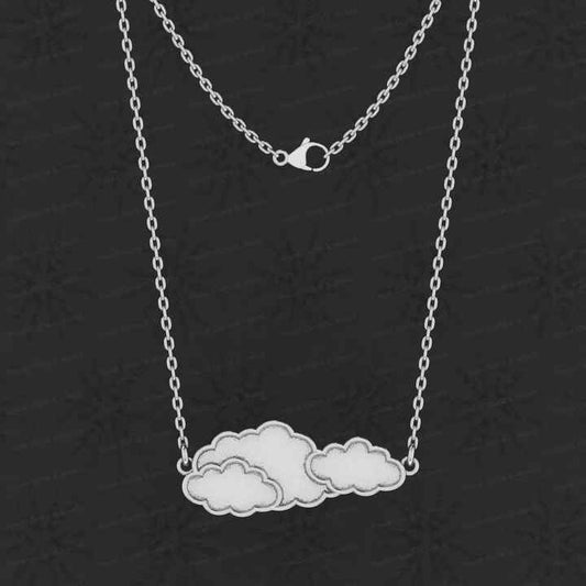 Top Quality 925 Silver Cloudy Sky Collet Cup Blank Semi Mount Charm Pendant Necklace Setting Ashes Resin Jewelry Findings
