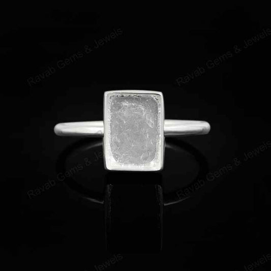 Solid 925 Sterling Silver Star Shape 7mm Bezel Setting Semi-Mount Blank Setting Ring Good For Resin & Ashes Work DIY Jewelry