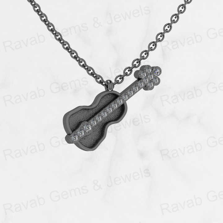 Solid 925 Sterling Silver 18x21mm Semi Mounting Charm Pendant Setting for Violin Music Lover Resin Ashes Work Jewelry Findings