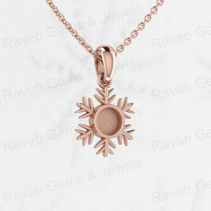 925 Sterling Silver 20mm Flower Of Life Nature Lover Pendant Semi Mount Blank Setting Resin Ashes Work Necklace Jewelry Findings