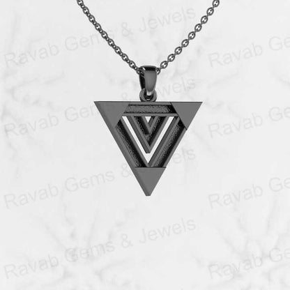 High Quality 925 Silver 18x21mm Down Triangle Arrow Charm Pendant Semi Mounting Pendant Blank Base Setting for Keepsake Jewelry