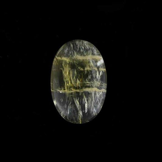 New Arrival Lemon Quartz 20x30mm Oval Shape Flat Back Calibrated Loose Gemstone Cabochon for Making 18k Vintage Pendant Jewelry