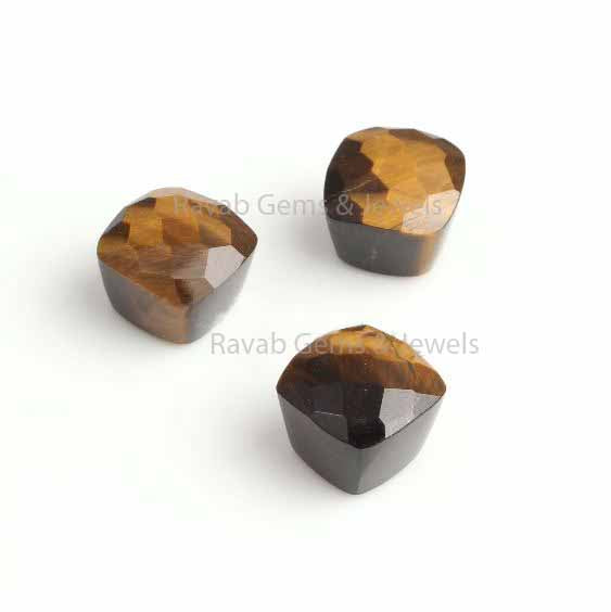 Cushion Football Cut, Semi Precious Stone, Hydrothermal Quartz, 12 x 12 x 8 mm, Calibrated Faceted, Beautiful Gemstone, For Jewelry Making