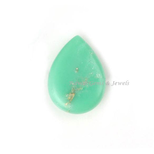 Natural Chrysoprase Pear 5x7mm to 16x22mm Smooth Briolette, Loose Gemstone, Semi Precious Stone, Calibrated Beads For Jewelry Making - 1 Pc