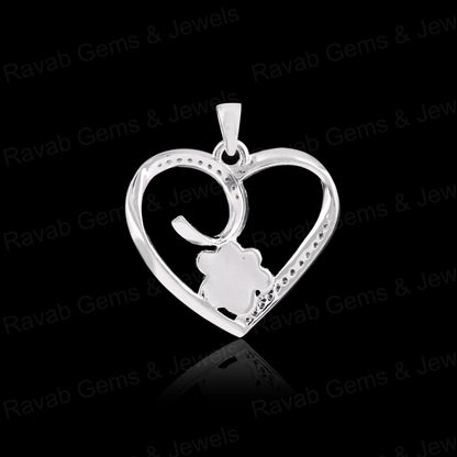 Best Quality 925 Silver 20mm Half Round With Zircon Charm Blank Bezel Mount Pendant Setting Breastmilk DIY Keepsake Jewelry