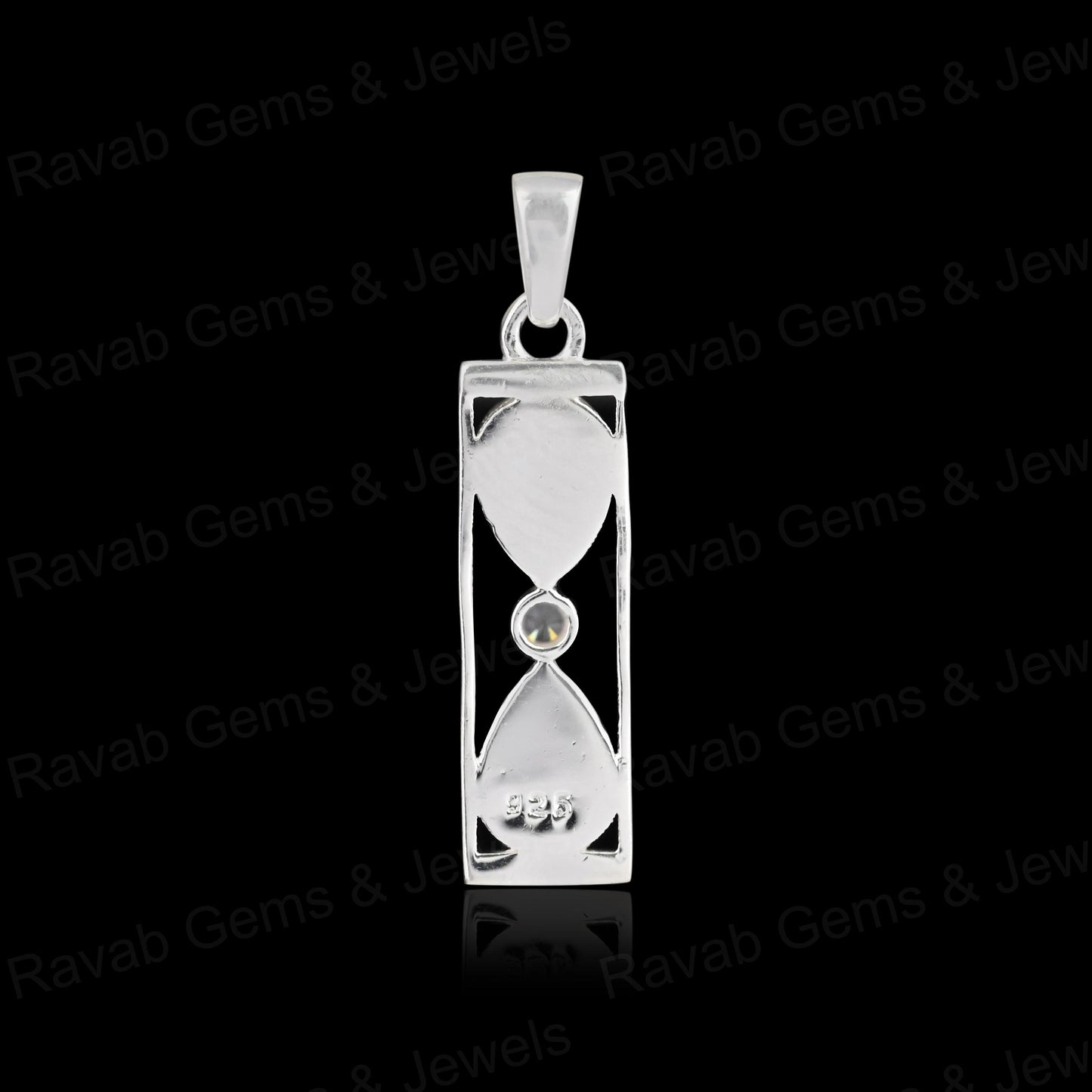 High Quality 925 Silver 6x4mm Pear Sand Timer Hourglass Charm Pendant Setting Resin Ashes DIY Memorial Jewelry Findings Craft