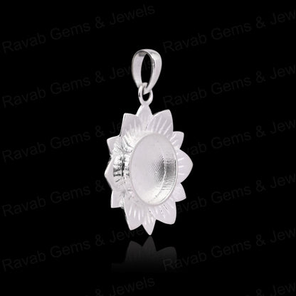 New Arrival 925 Silver 22x9mm Mickey Mouse Face Key Semi Mount Blank Charm Pendant CZ Setting for Jewelry Findings & Components (Copy) (Copy) (Copy)