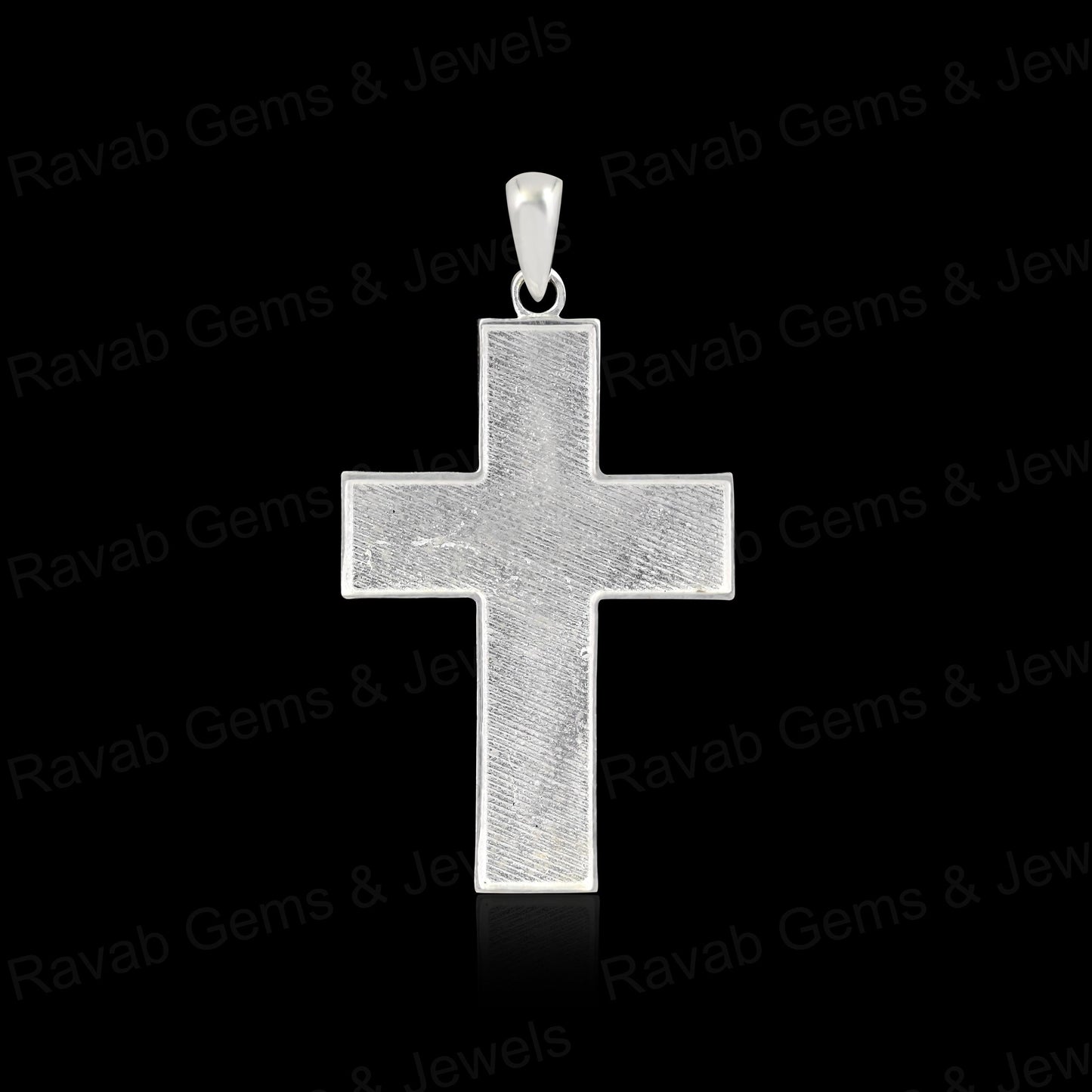 High Quality 925 Silver 20x38mm Cross Jesus Bezel Base Charm Pendant Setting Breast Milk Resin Ashes DIY Jewelry Components