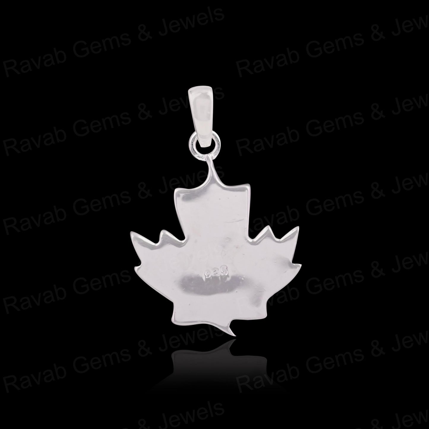 Genuine 925 Silver Handmade Nature Lover Maple Leaf Pendant Resin Ashes Keepsake Jewelry Beautiful Design for Mother's Day Gift