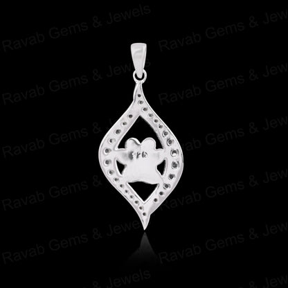 High Quality 925 Silver 25mm Dog Paw Semi Blank Empty Pendant Setting Zircon Ashes Resin Keepsake DIY Findings Components