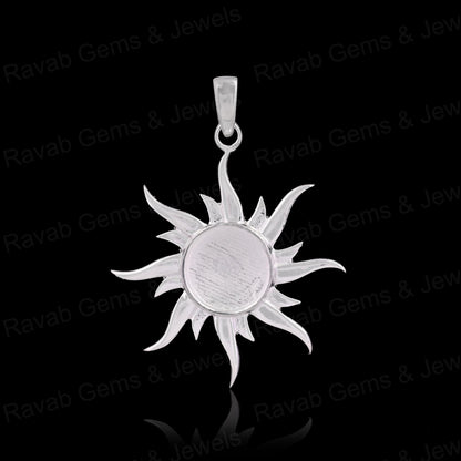 High Quality 925 Silver 25mm Circle Charm Pendant Infinity Setting Resin Ashes Keepsake Breast Milk Jewelry Findings Components