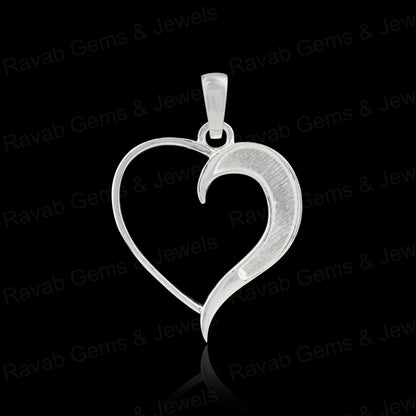 Best Quality Custom Jewelry Silver 20mm Heart Charm Blank Bezel Semi Mount Pendant Keepsake Breastmilk Jewelry for Resin & Ashes