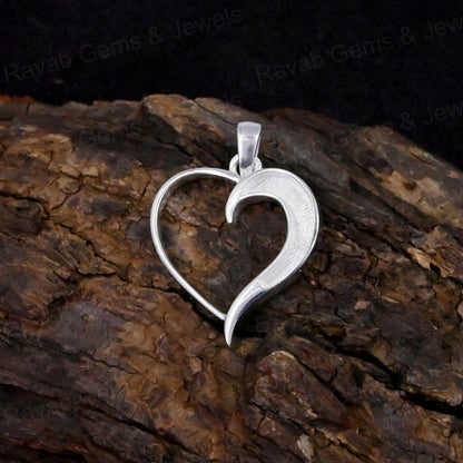 Best Quality Custom Jewelry Silver 20mm Heart Charm Blank Bezel Semi Mount Pendant Keepsake Breastmilk Jewelry for Resin & Ashes