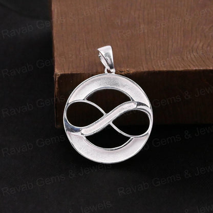 Genuine 925 Sterling Silver 8mm Heart With Angel Wings Semi Mounting Pendant Blank Setting for Resin & Ashes Work DIY Jewelry