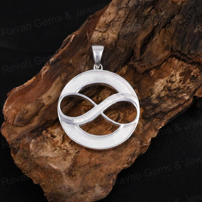 Genuine 925 Sterling Silver 8mm Heart With Angel Wings Semi Mounting Pendant Blank Setting for Resin & Ashes Work DIY Jewelry